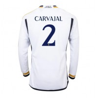Maglie da calcio Real Madrid Daniel Carvajal #2 Prima Maglia 2023-24 Manica Lunga